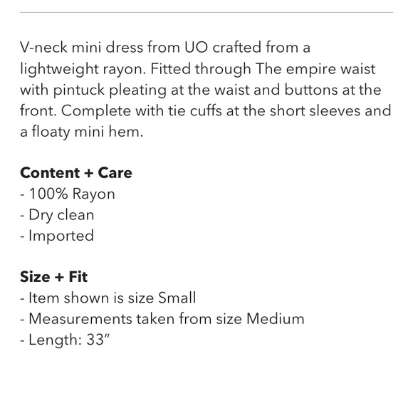 Final Price💐Urban Outfitters Mini Dress - Picture 7 of 15